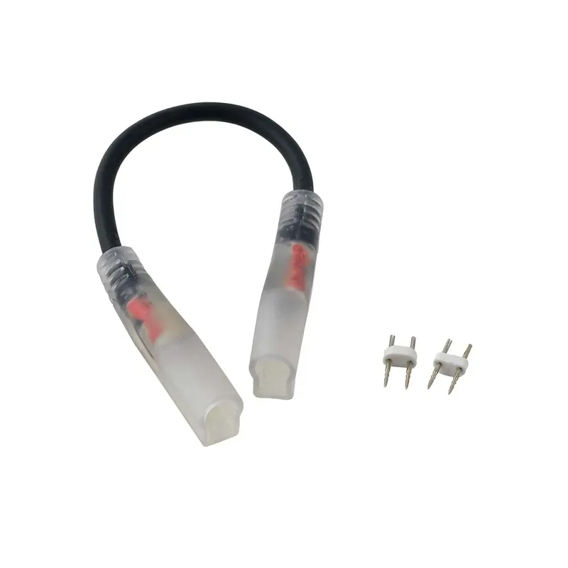 Gecertificeerd Connettore di giunzione entrata e uscita per Neon Flex 15 cm
