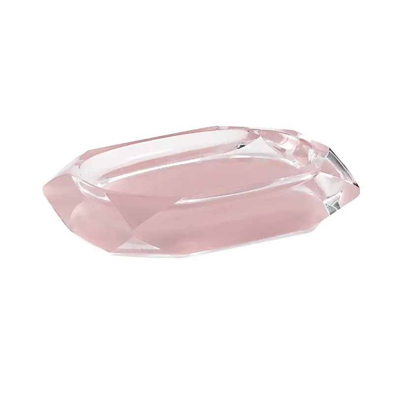 Portasapone bagno Chanelle in resina rosa Betrouwbaar