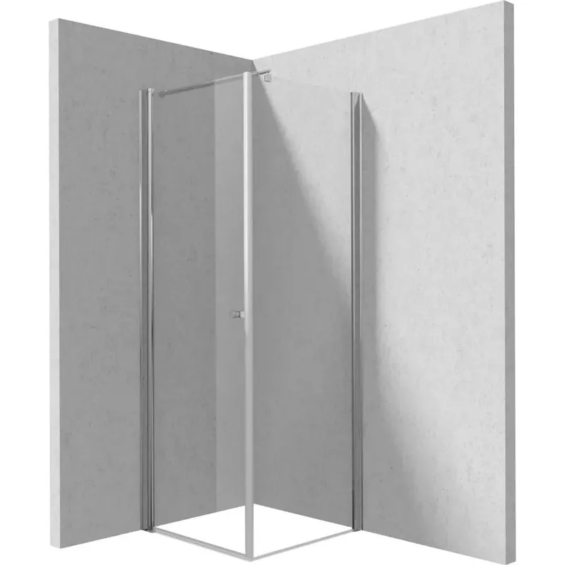 Koopje Cabina doccia quadrata Coliseo Idrostile vetro 8 mm 900x2000 mm cromo