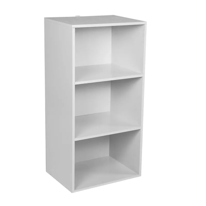 Libreria 3 ripiani in pannello truciolare Bianco 40x29,5x80 cm Meest Verkocht