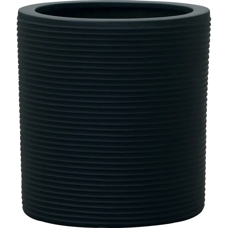 Vaso da esterno in Fiberstone 22x22x22 cm antracite Lage Prijs