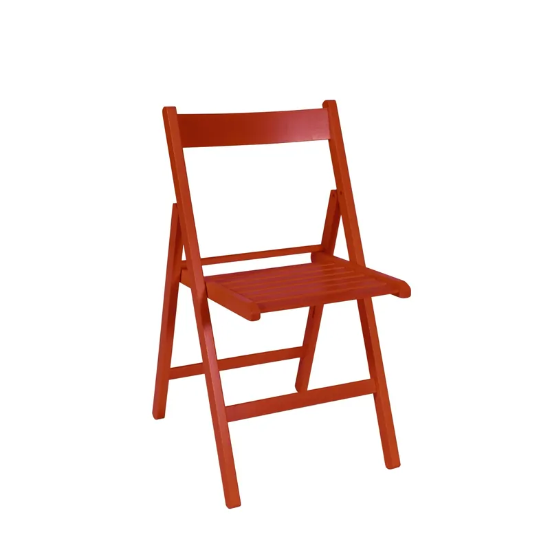 Sedia pieghevole Nancy 79x42,5x47,5 cm rosso 4 pz Favoriet