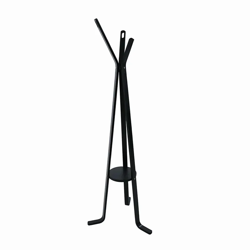 Betrouwbaar Appendiabiti a stelo in legno 3 braccia 50x170 cm nero