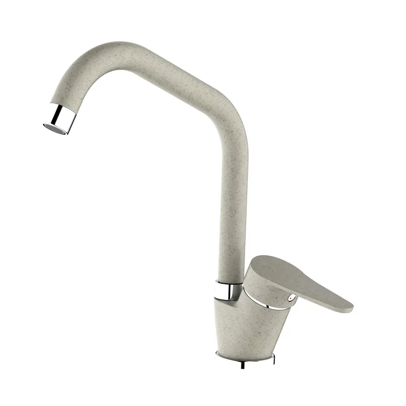 Rubinetto cucina monocomando canna alta Allen pietra Uitverkoop
