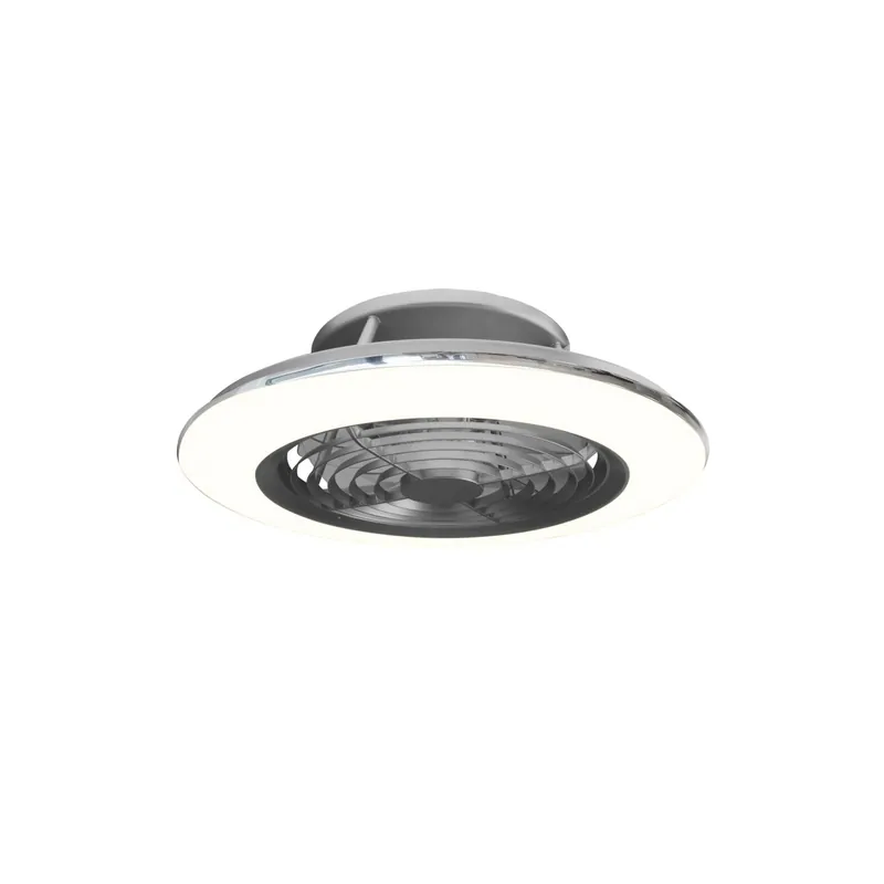 Nieuw Plafoniera LED Alisio Mini 70W ventilatore motore DC 30W luce regolabile argento