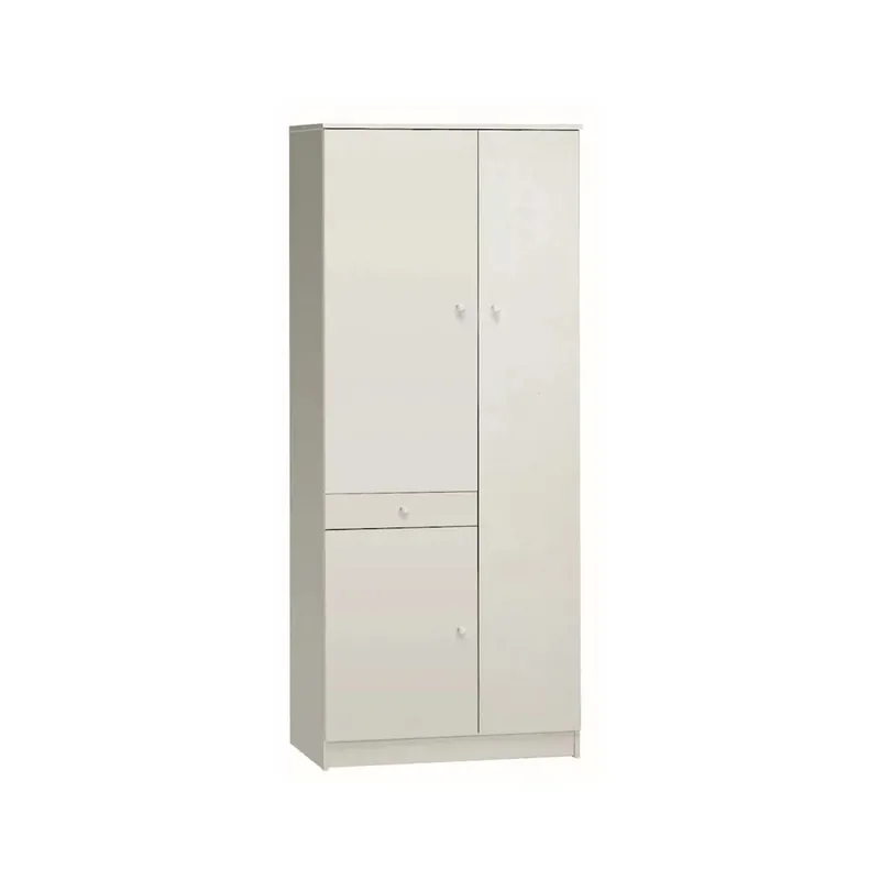Armadio multiuso Sarmog 3 ante 1 cassetto bianco 77x34x h183 cm Fabrieksprijs