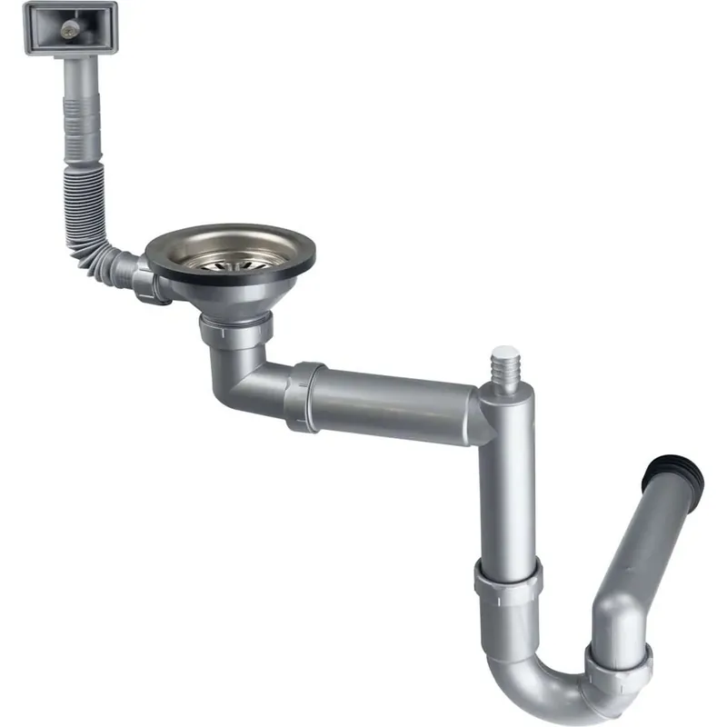 Kit di scarico per lavello in 1 vaschetta drenaggio 3,5 drenaggio acciaio Fabrieksprijs