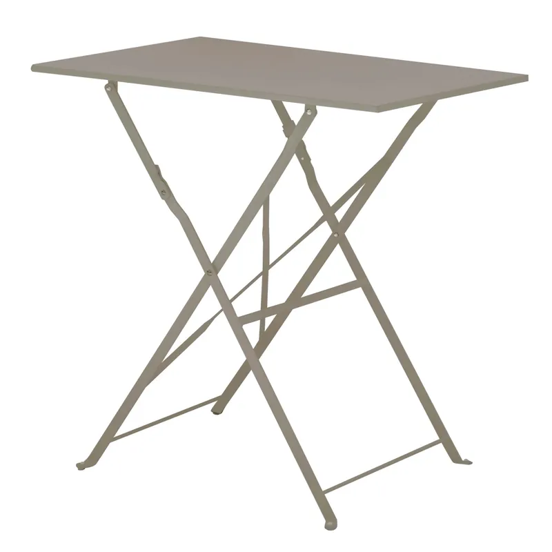 Tavolo da giardino pieghevole rettang Bistrò in ferro tortora 50x70 cm Exclusieve Aanbieding