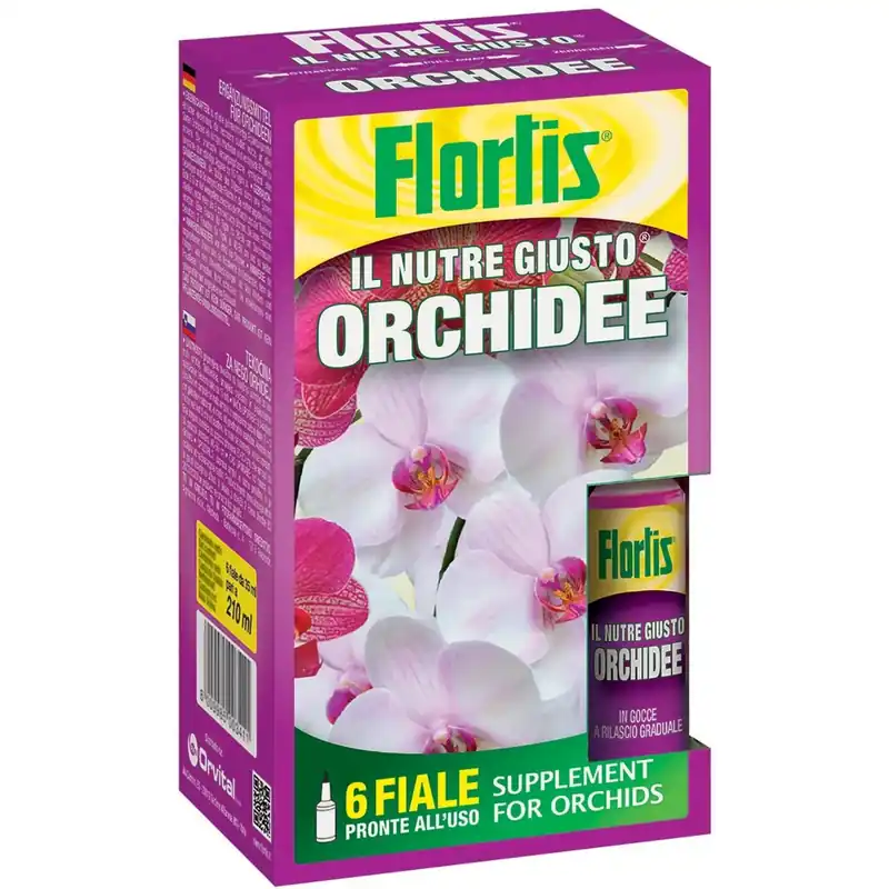 Tijdelijk Beschikbaar Concime per fiori orchidee integratore Flortis 35 ml
