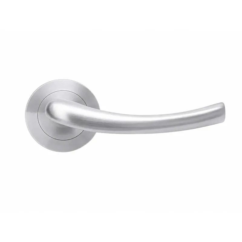 Beperkte Voorraad Maniglia per porta cromo satinato 125x50 mm