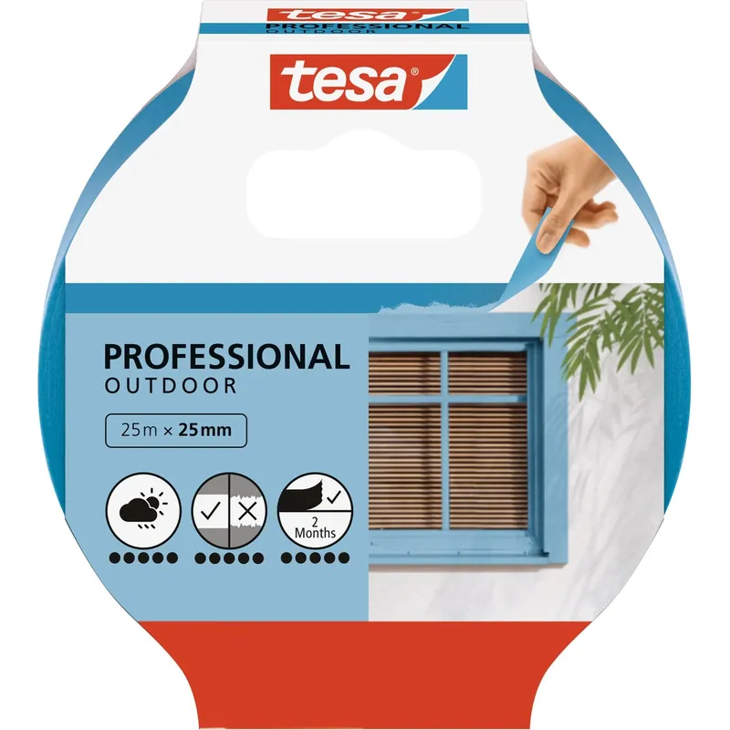 Merkproduct Nastro per mascheratura Tesa Professional Outdoor 25 m x 25 mm