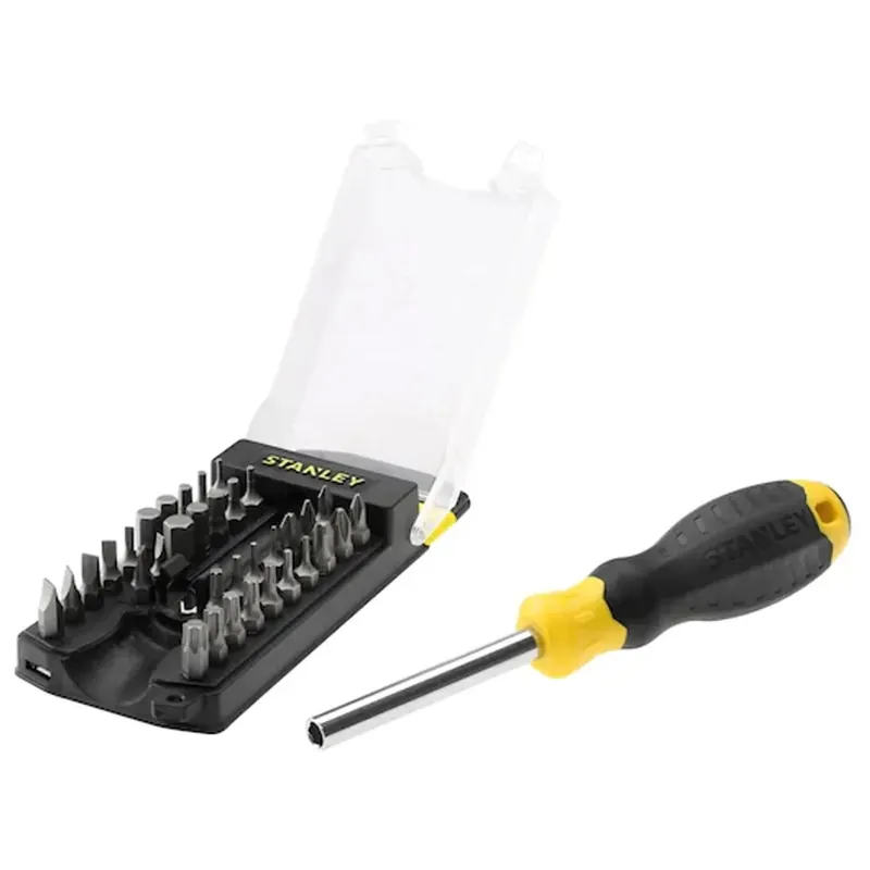 Express Levering Cacciavite Stanley set inserti 33 pz
