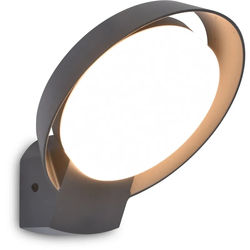Superprijs Applique da esterno a LED Lutec Polo 1100 lm 16,4x16,2x18 cm antracite