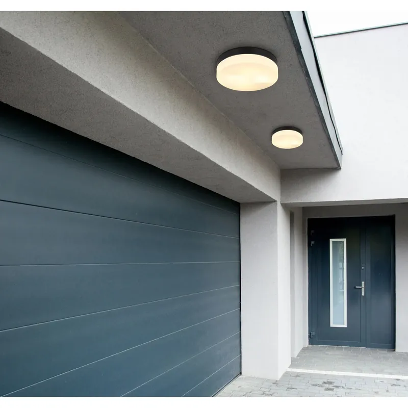 Populair Lampada per esterni Vranos a 2 luci nero opaco 240x65 mm 2xE27 max. 60 W