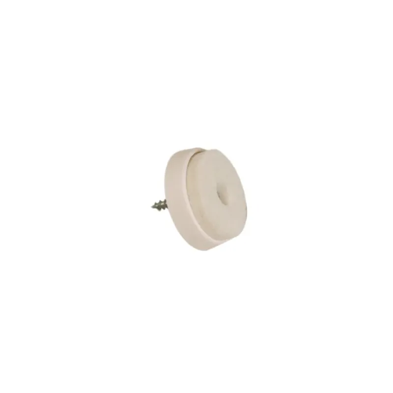 Sottosedia con feltro e vite bianco Ø 26 mm busta da 4 pezzi Korting