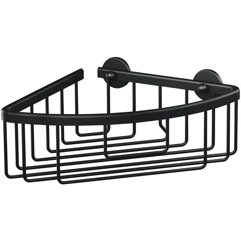 Direct Beschikbaar Porta oggetti doccia Aluxx nero 9x20 cm
