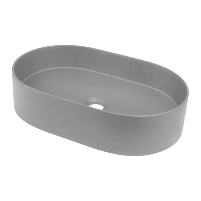 Must-Have Lavabo da appoggio granito Limonar Idrostile 350x125 mm Grigio metallizzato