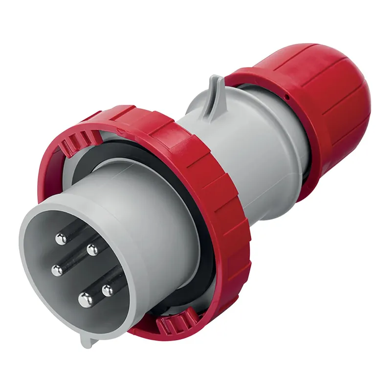 Spina mobile industriale 16 A 3P+N+T IP67/IP68/IP69 rosso Betaalbaar