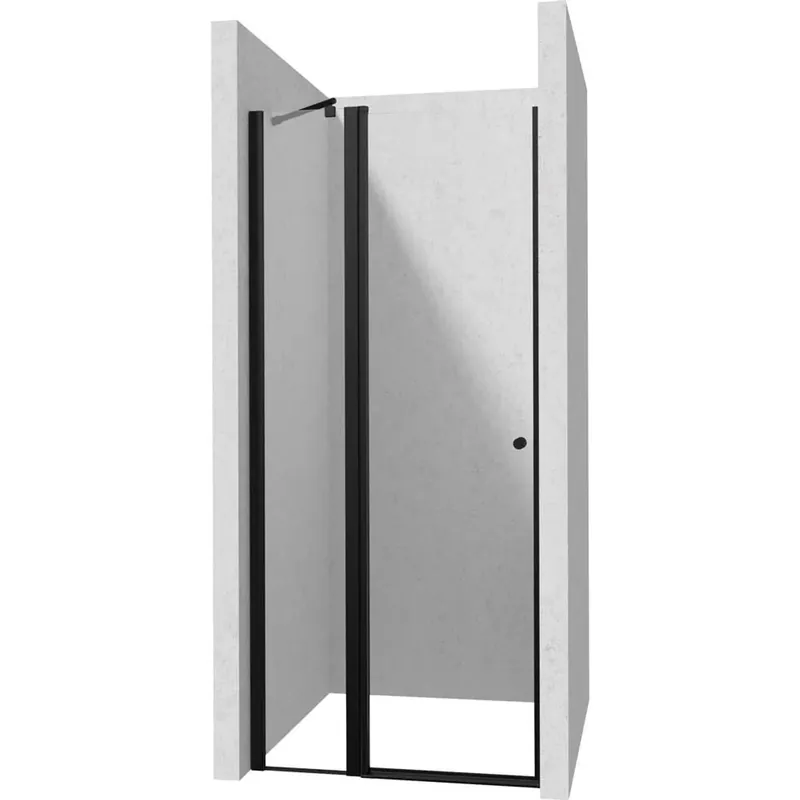 Gratis Retour Porta doccia girevole Idrostile 100x200 cm Nero