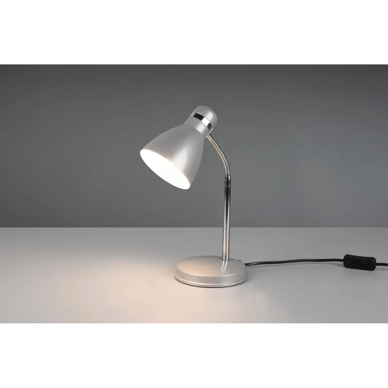 Fabrieksprijs Lampada da tavolo Harvey H 33 cm alluminio e cromo