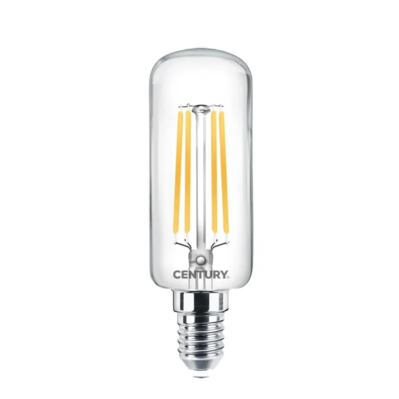 Gecertificeerd Lampadina LED E14 forma incanto tubolare 1100lm trasparente 4000K