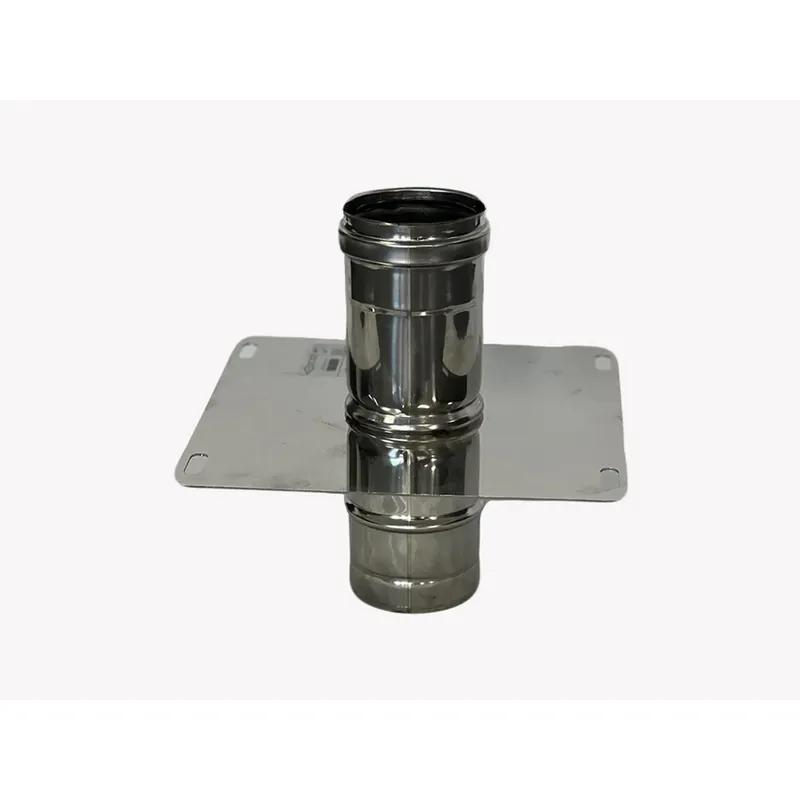 Piastra intermedia con tubo in acciaio inox AISI 316 MF Ø 100 mm Populair