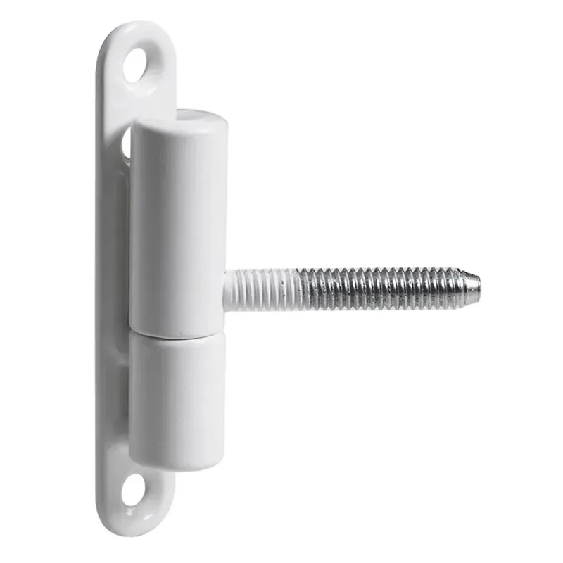 Cerniera a scomparsa acciaio verniciato a polvere Ø 13 mm bianco 2 pz Hoge Kwaliteit