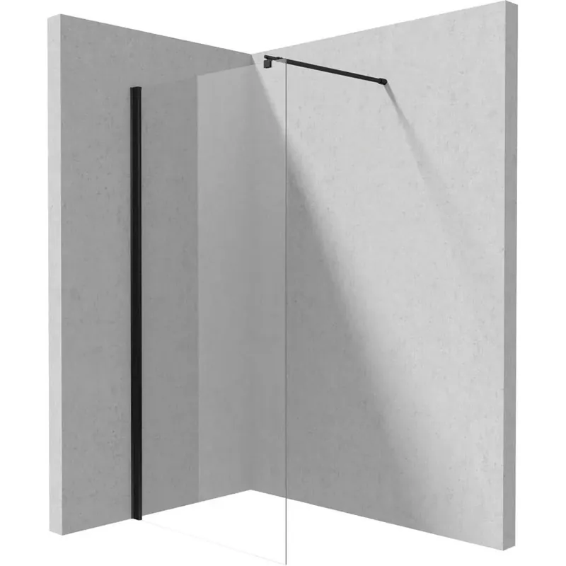Populair Parete doccia walk-in Idrostile 1000x2000 mm nero