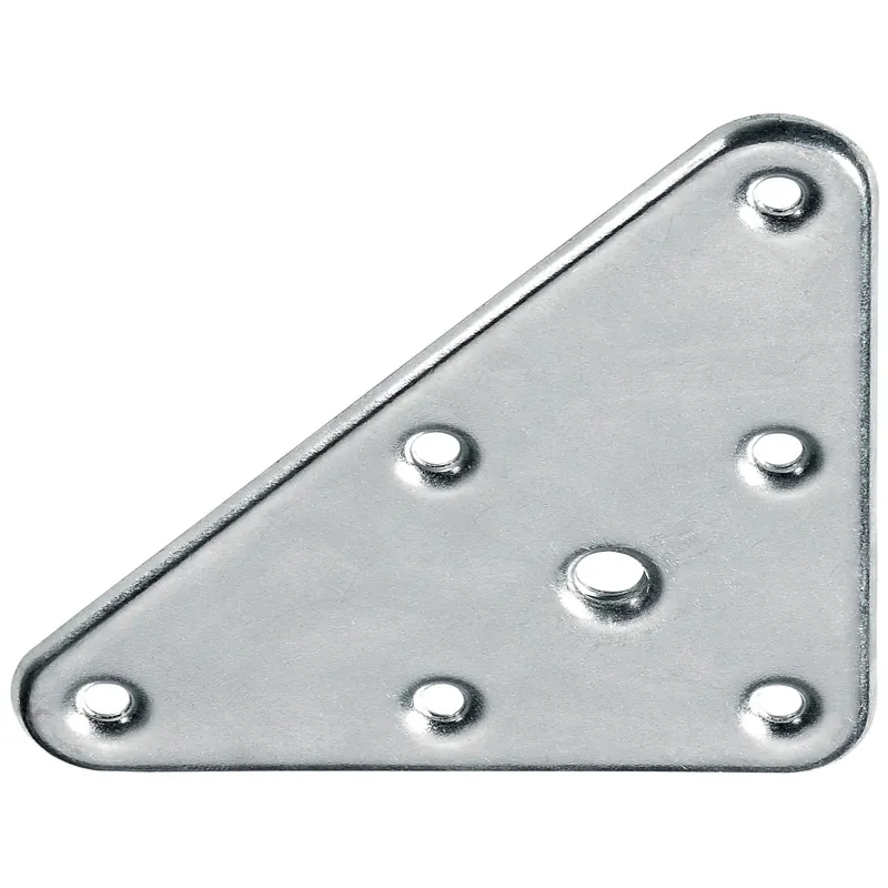 Basetta in acciaio zincato triangolare Bestseller