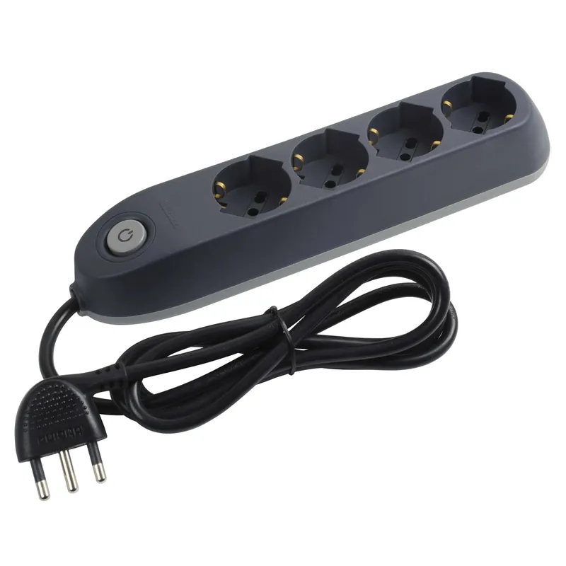Multipresa 4 prese universali Bticino Poker 3.500 W grigio Goedkoop