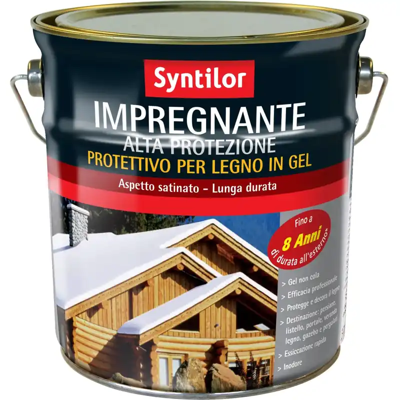 Impregnante per legno in gel Syntilor effetto incolore 2,5 l Gecertificeerd