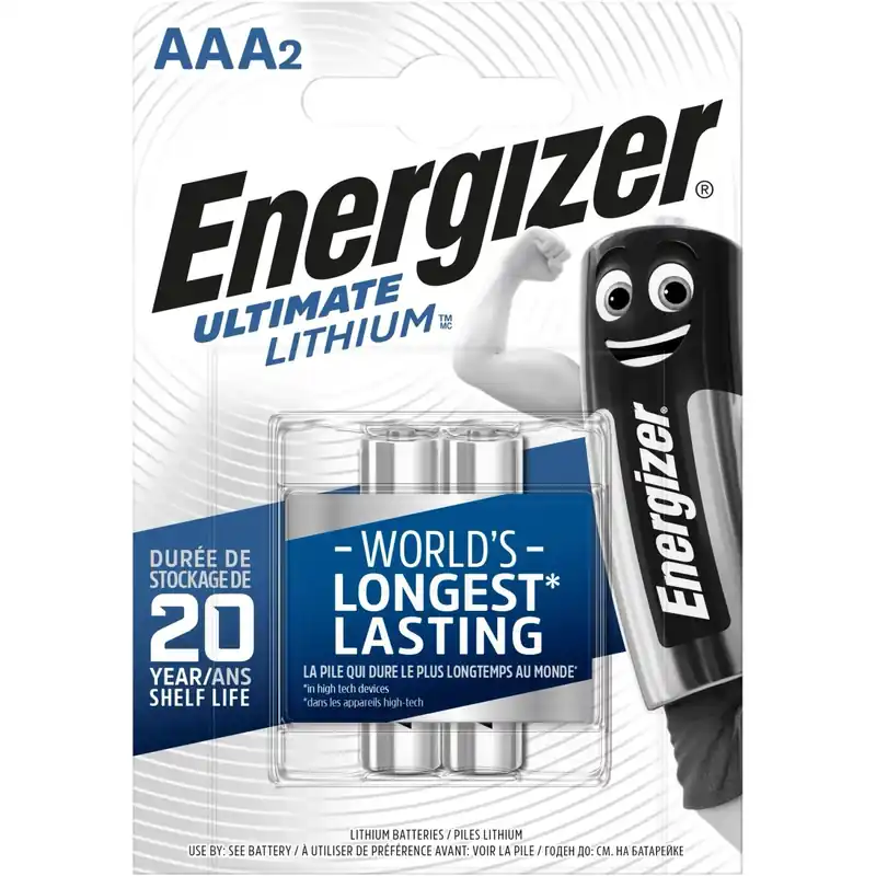 Pila al litio Energizer Ultimate AAA Micro 2 pz Fabrieksprijs