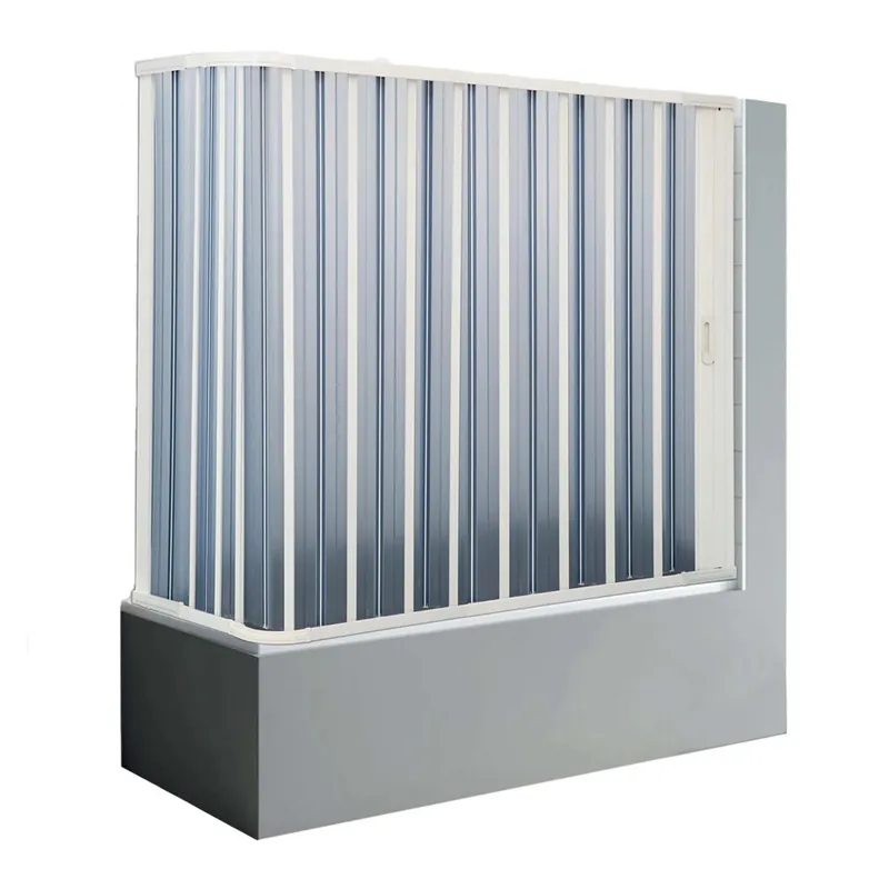 Box vasca a soffietto 2 lati regolabile bianco 142 x 80 cm sinistra Voordeelprijs