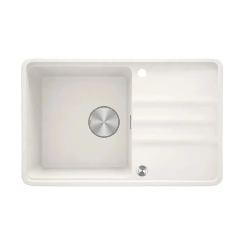 Lavello 1 vasca con gocciolatoio Idrostile Varadero 500x230 mm alabastro Koop Online