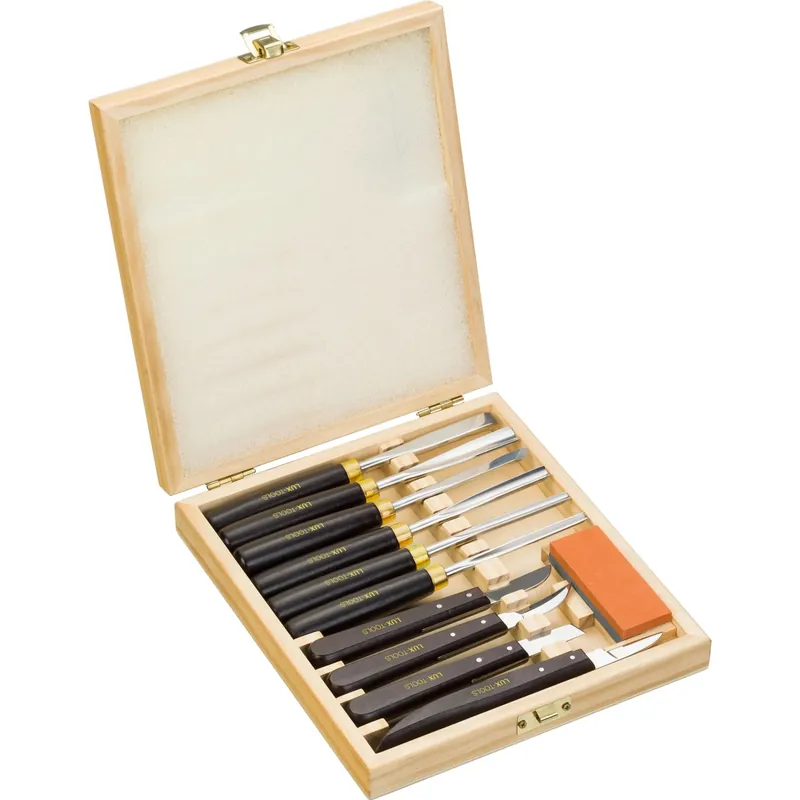 Sgorbie per legno LUX-TOOLS Comfort da intaglio 12 pz Dagaanbieding