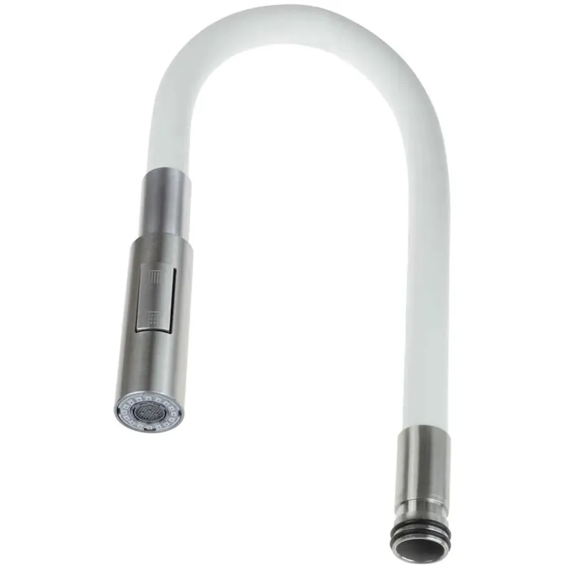 Beccuccio rubinetto cucina silicone ABS 2 funzioni Matanzas 485 mm bianco Favoriet