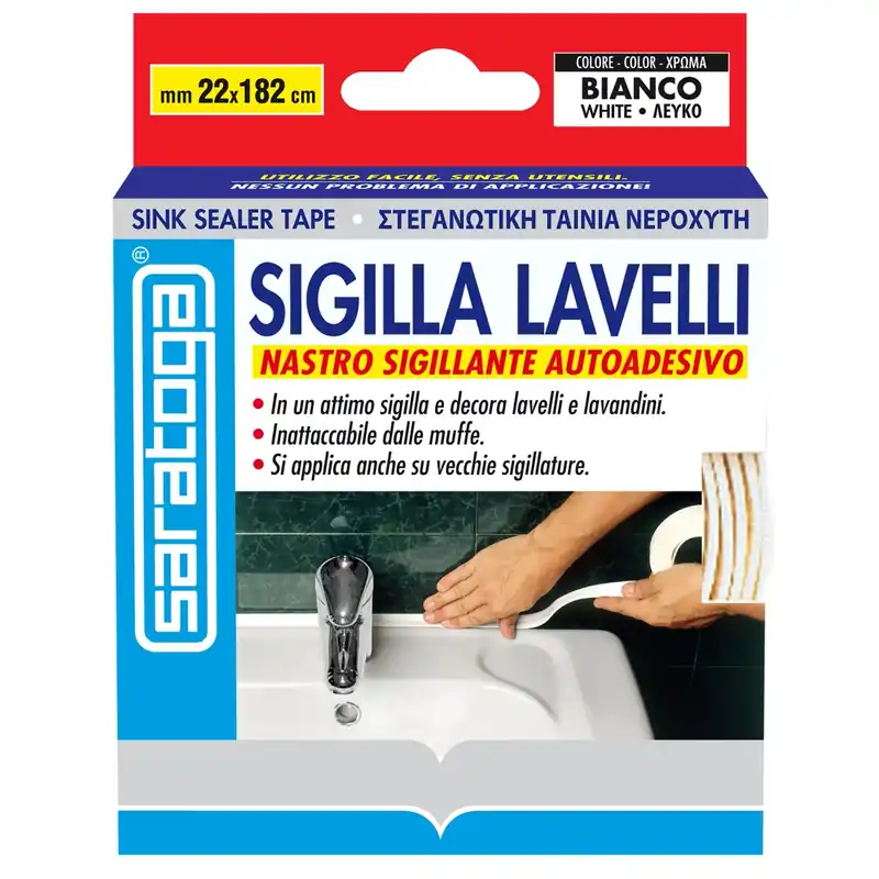 Beperkte Voorraad Saratoga nastro sigillante autoadesivo Sigilla lavelli