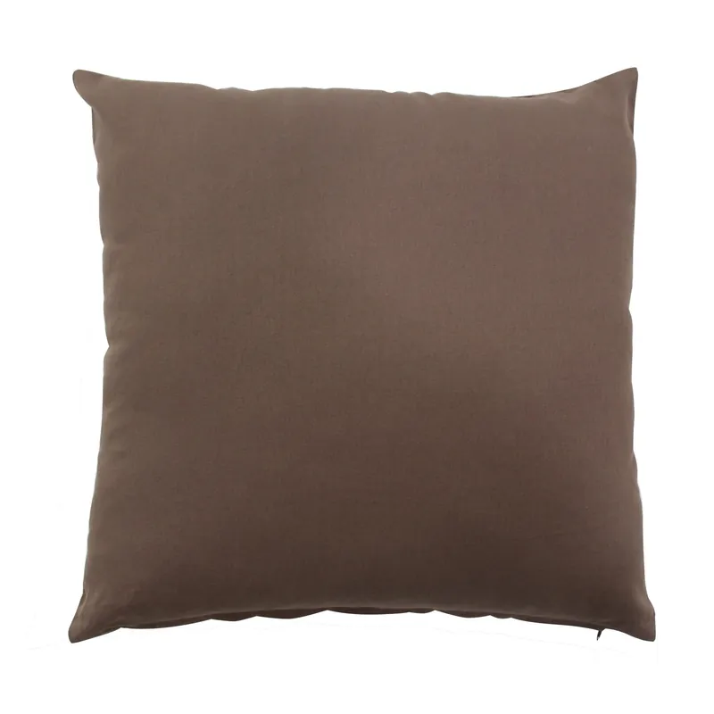 Veilige Betaling Fodera per cuscino tinta unita marrone 50x50 cm