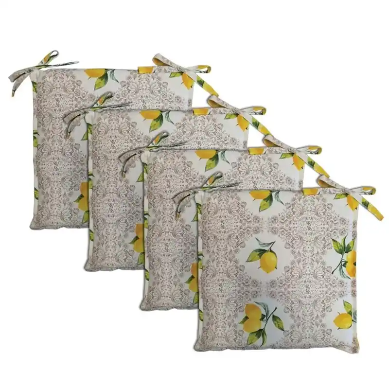 Coprisedia Ravello beige 40x40 cm set da 4 pz Exclusieve Aanbieding