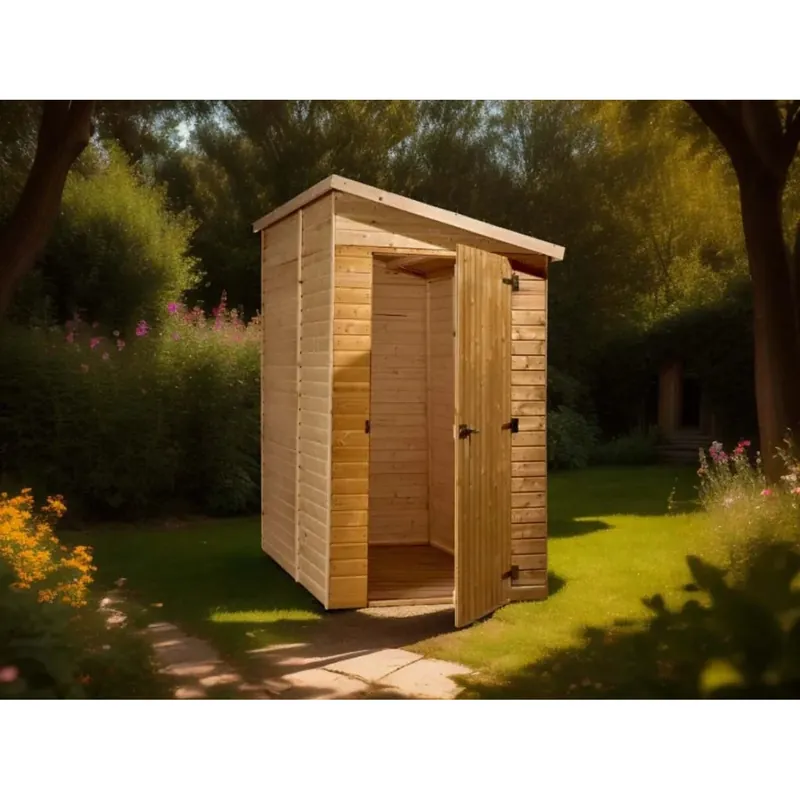 Casetta da giardino in legno sp 16 mm H220xL130xP223 cm Laatste Kans