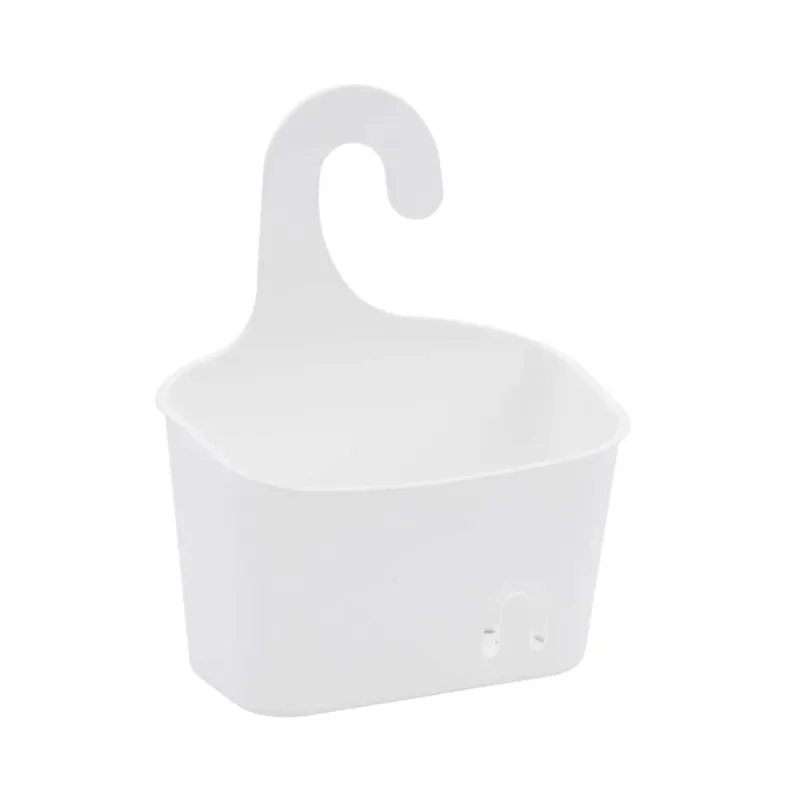 Voordeelprijs Cesto portaoggetti in plastica appeso 20x9x25 cm bianco