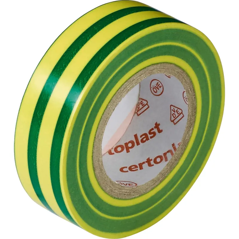 Nu Kopen OBI nastro isolante verde-giallo 25 mm x 10 m