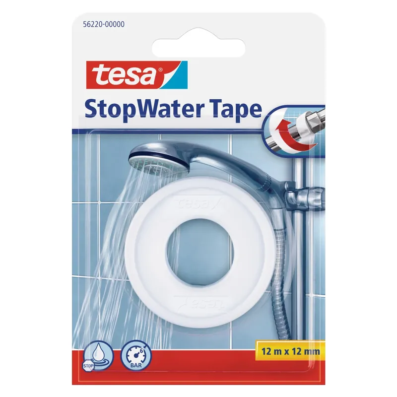 Nastro adesivo Tesa Stop Water 12 mm x 12 m bianco Direct Verzonden
