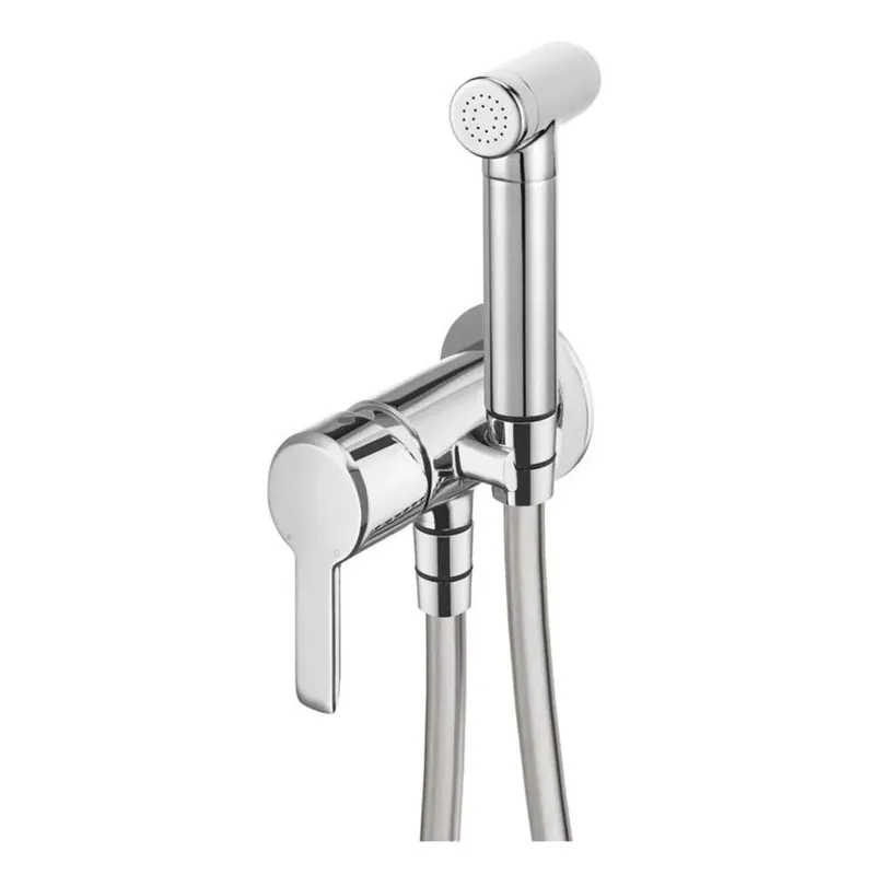 Miscelatore bidet Rodas a incasso a parete con doccetta cromo Alleen Vandaag