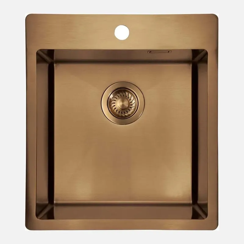 Favoriet Lavello 1 vasca forma 1 Idrostile Ciego de Ávila 505x200 mm bronzo spaz