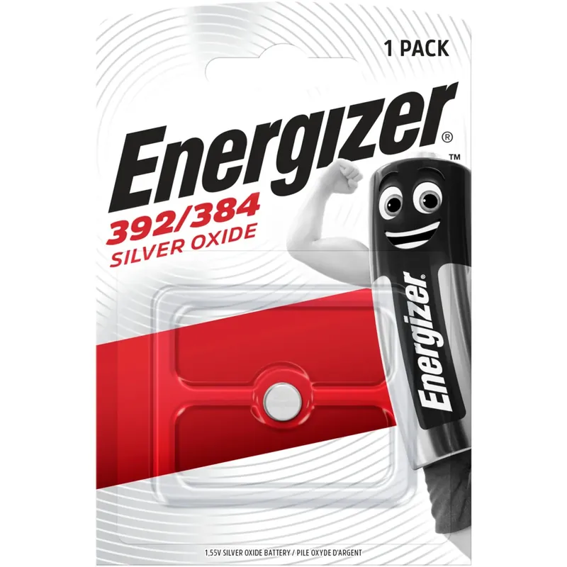 Batteria a bottone Energizer ossido d‘argento 392/384 SR41 1,5 V 1 pz Populair