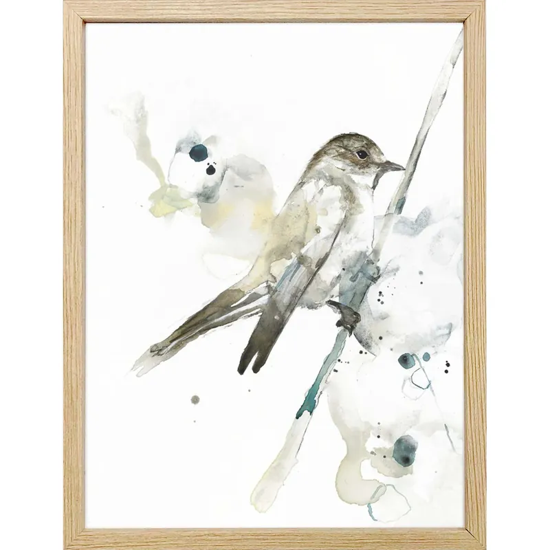 Merkproduct Stampa incorniciata uccellino 30 x 40 cm