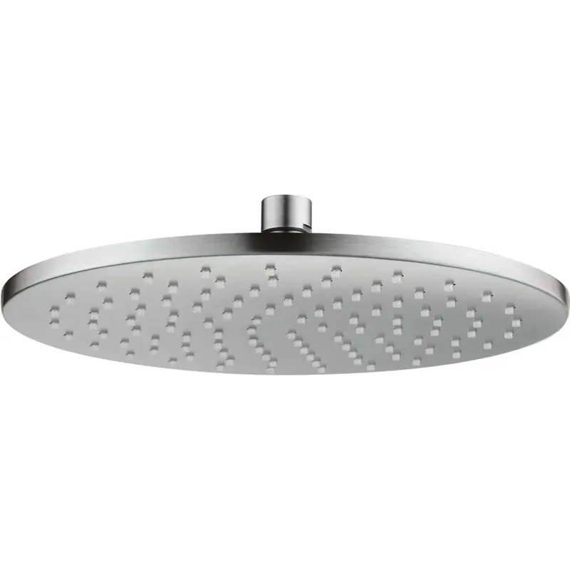 Soffione doccia in ottone rotondo ø250 mm Camarioca acciaio spazzolato Meest Verkocht