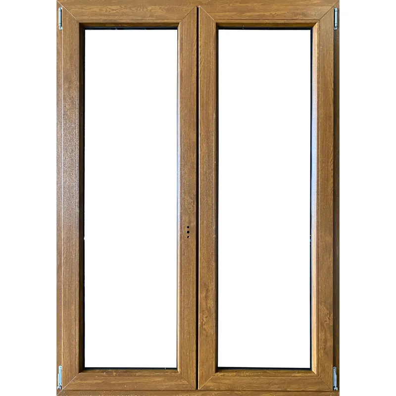 Finestra 2 ante sx pvc color legno 140x100 cm Bestel Nu
