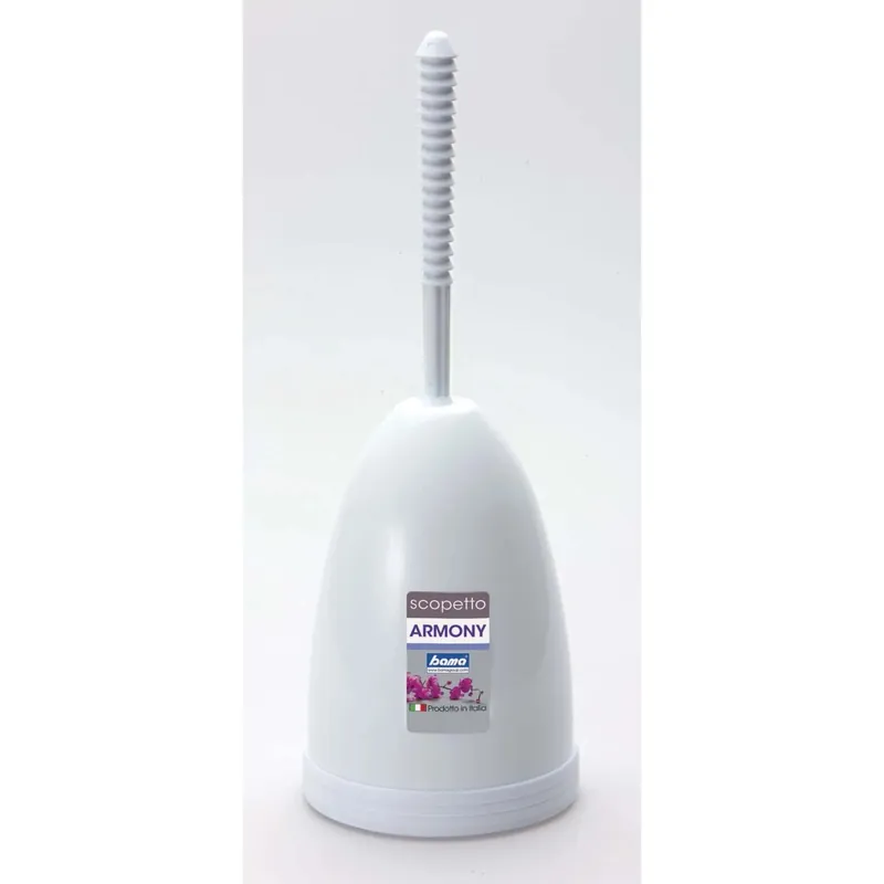 Portascopino bagno Armony H 39 cm bianco Must-Have